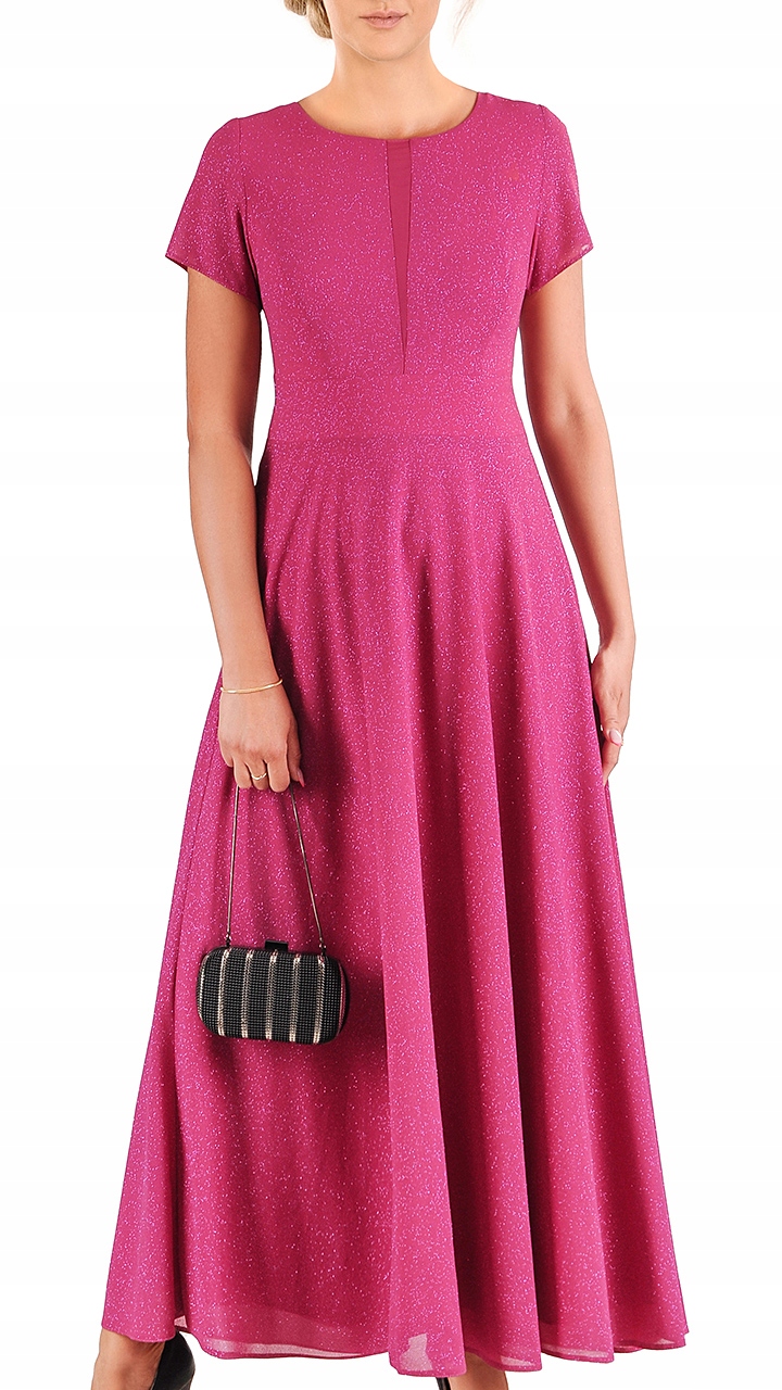 Šaty Kaya 48 večerní dámská maxi na svatební hostina elegantní vizitková