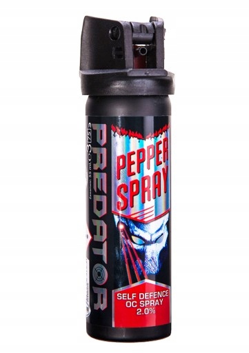 Mocny Gaz Pieprzowy Predator 55 75ml Strumień < 4m