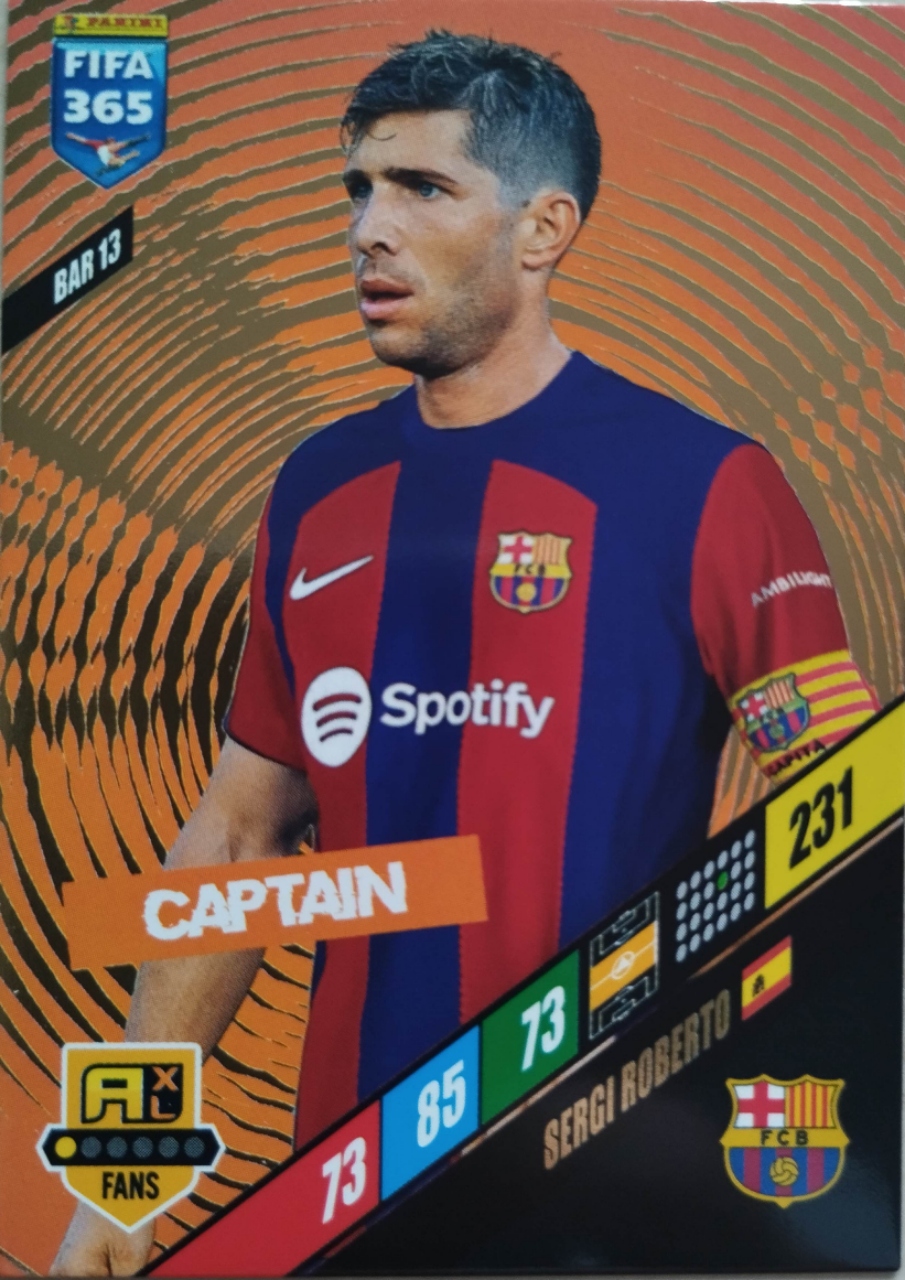 FIFA 365 2024 CAPTAIN BAR 13 SERGI ROBERTO