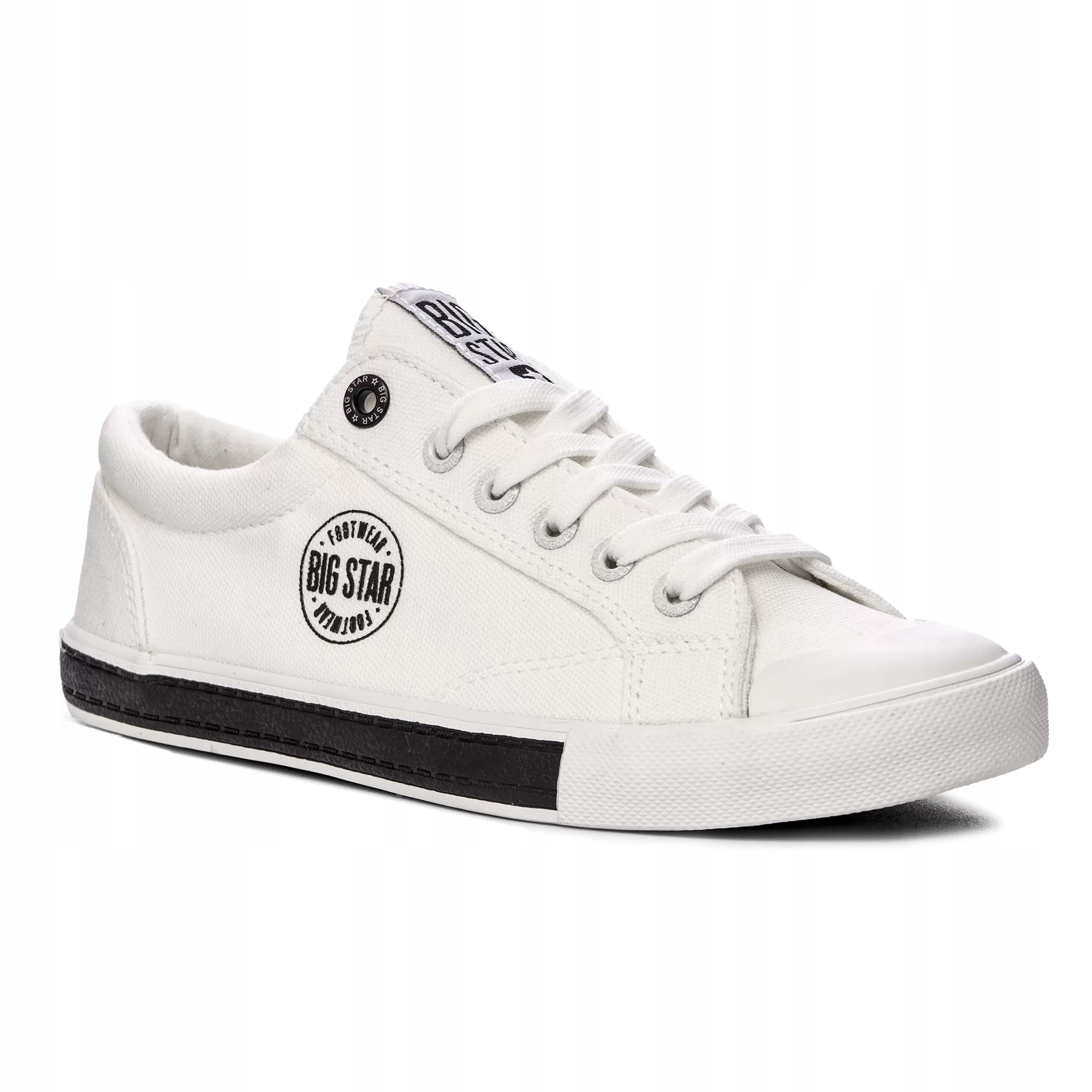 

Trampki damskie białe Big Star tkaninowe 39