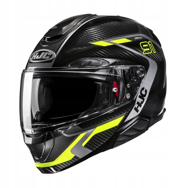 Motocyklová Prilba Hjc RPHA91 Carbon Lagos Black Yellow L