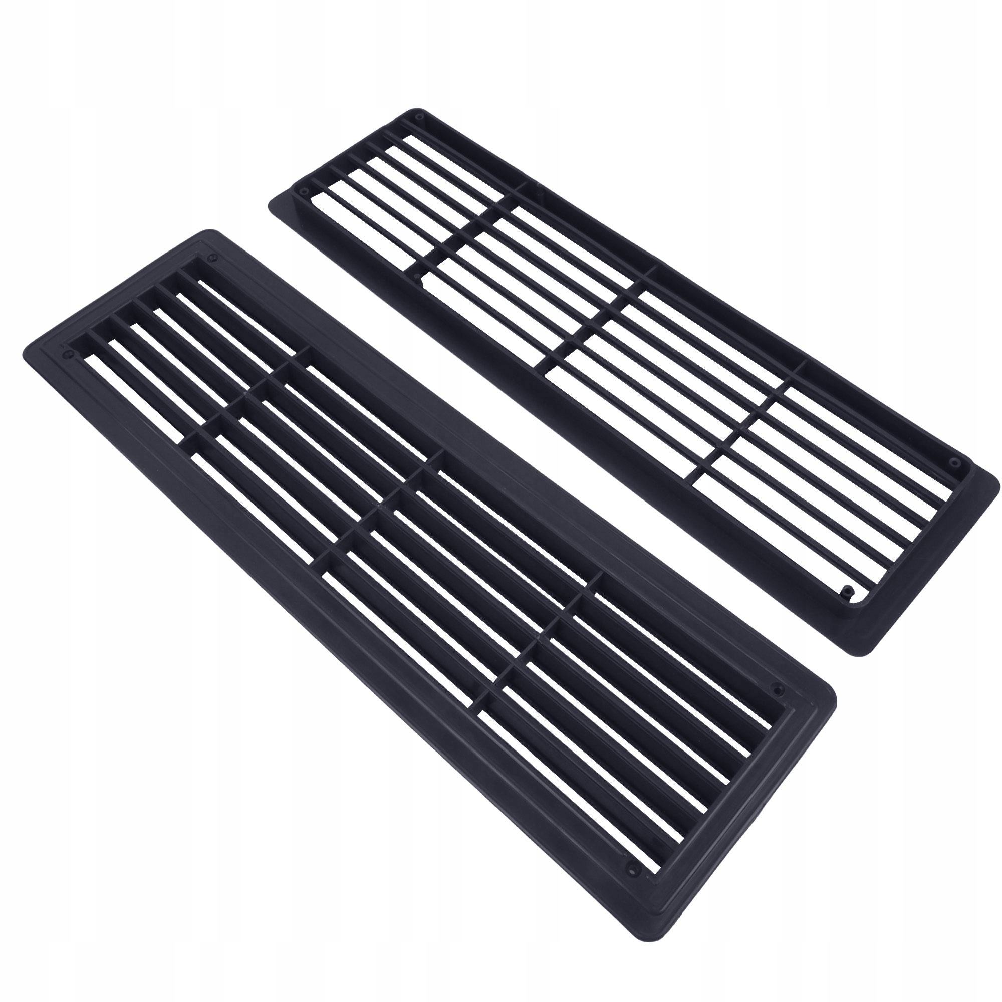 PROSTOKĄTNA KRATKA WENTYLACYJNA DRZWIOWA WC GRAFIT Marka Bauster