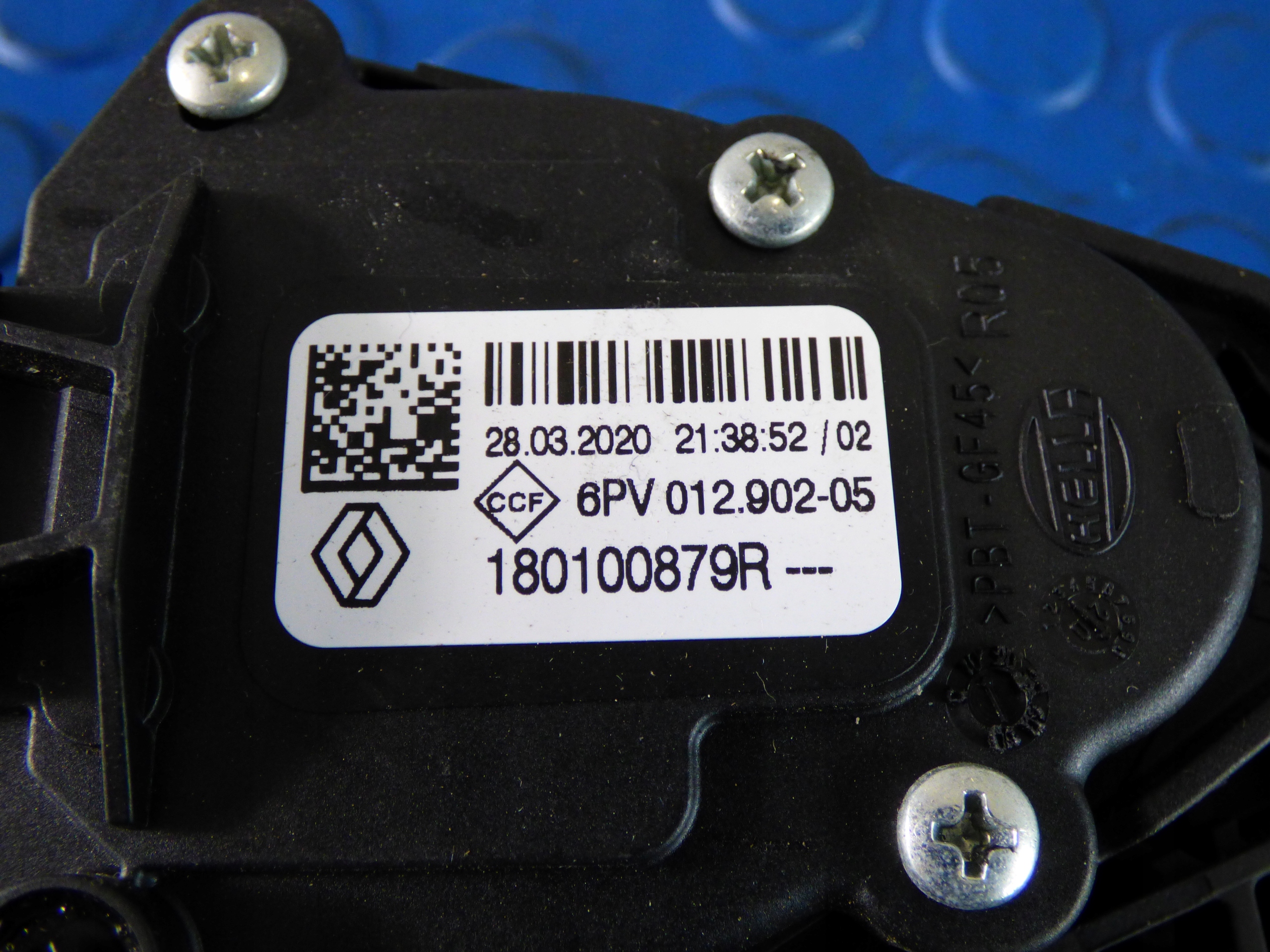 accelerator pedal stBDB 180100879R RENAULT CAPTUR II