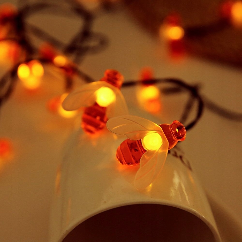 Girlanda solarna PSZCZOŁY 20xLED ogrodowe światło Marka NNLED