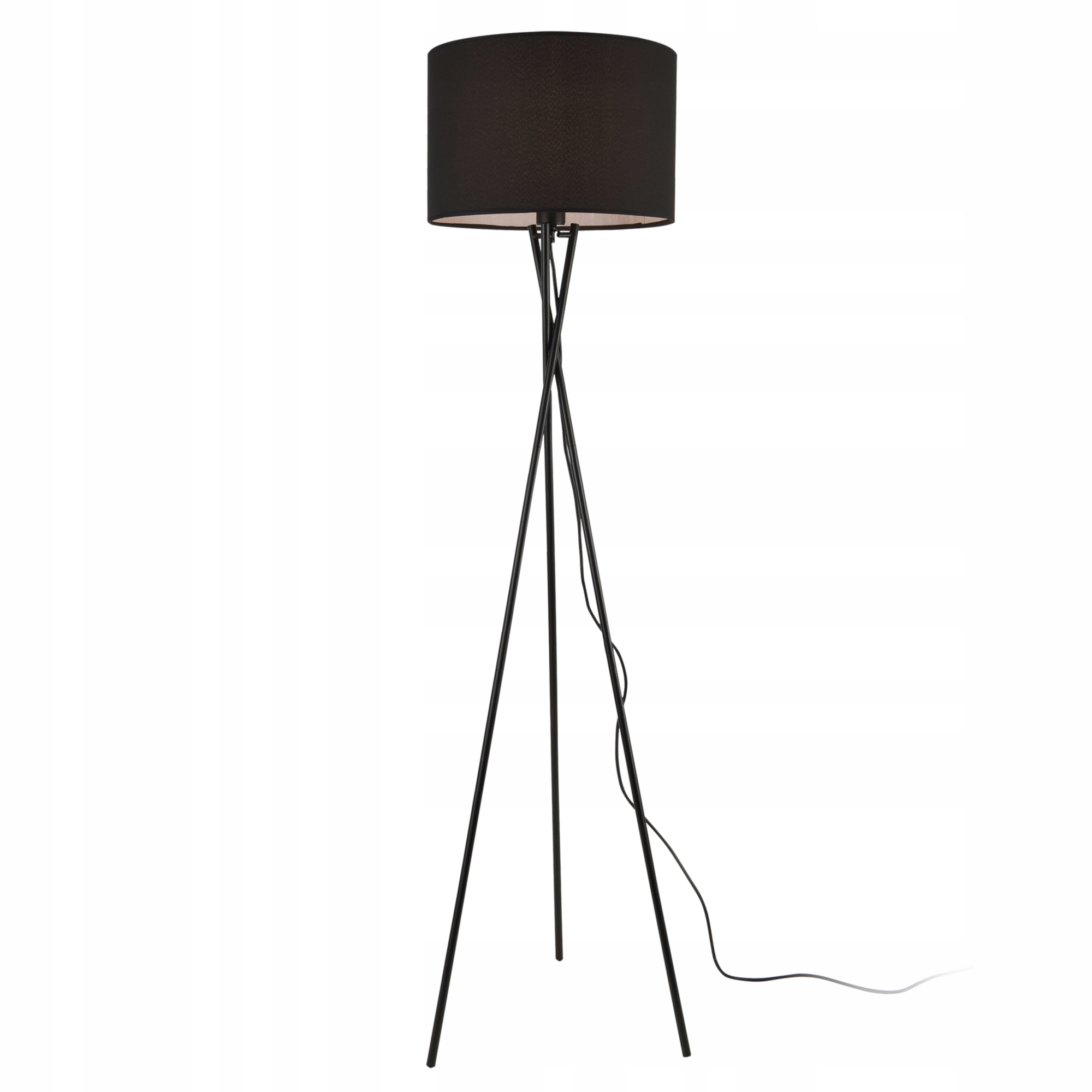 Stojací lampa Grenoble 154 cm černá