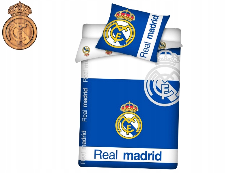 Povlečení bavlněné Real Madrid 140 x 200 cm