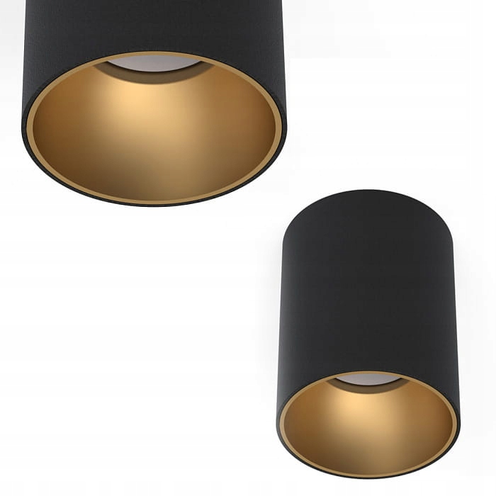 Nowodvorski Tuba spot černá zlatá Eye Tone 8931