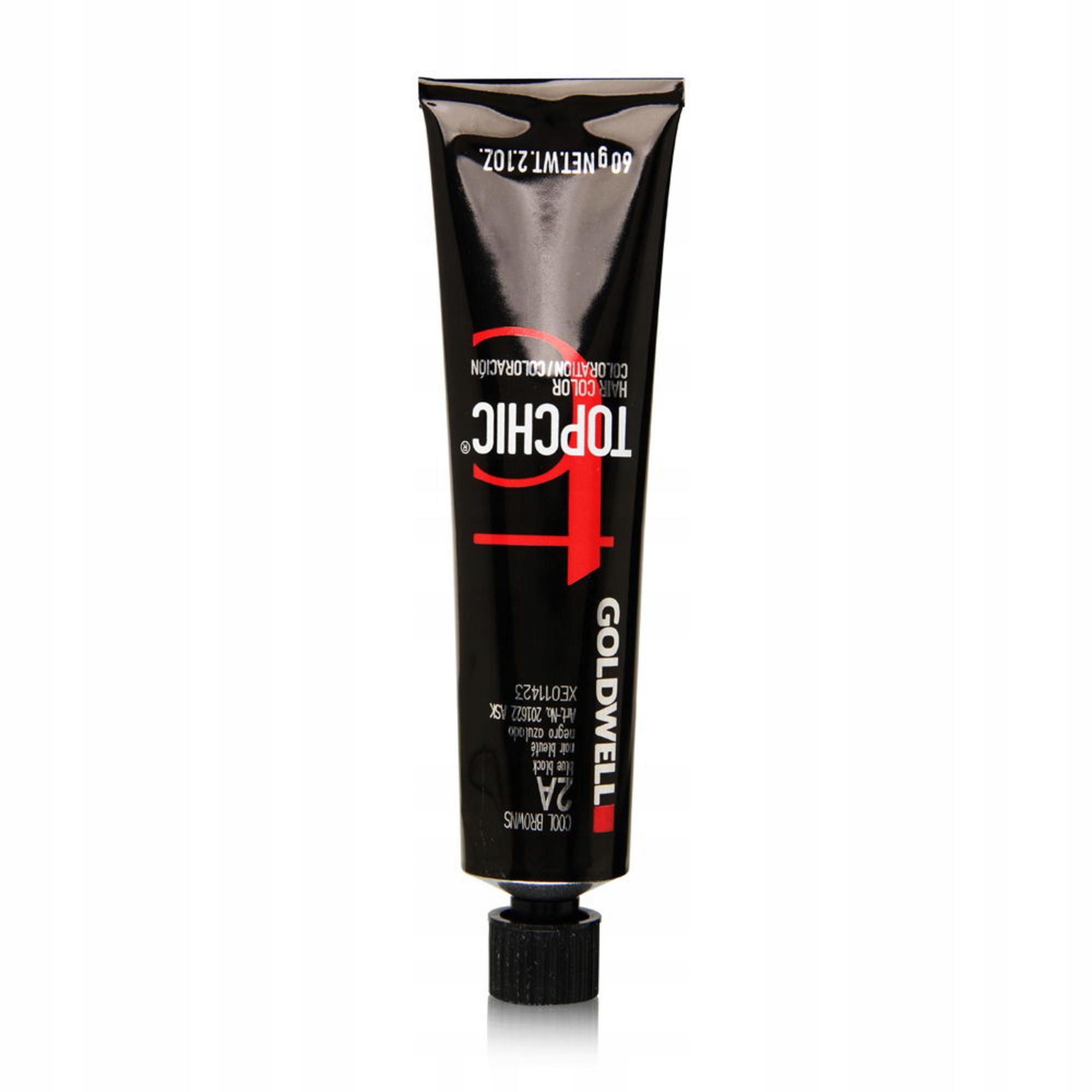 Goldwell, TopChic, Trvalá barva na vlasy, 2A Modročerná, 60 ml