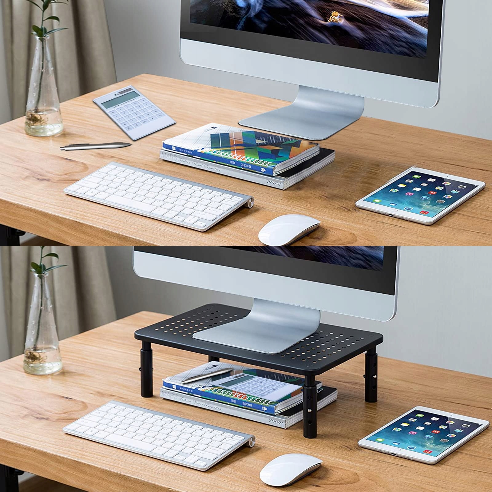 BRACWISER Uniwersalna Podstawka Pod Monitor Regulowana Wysokość Do Laptopa — miniatura 9