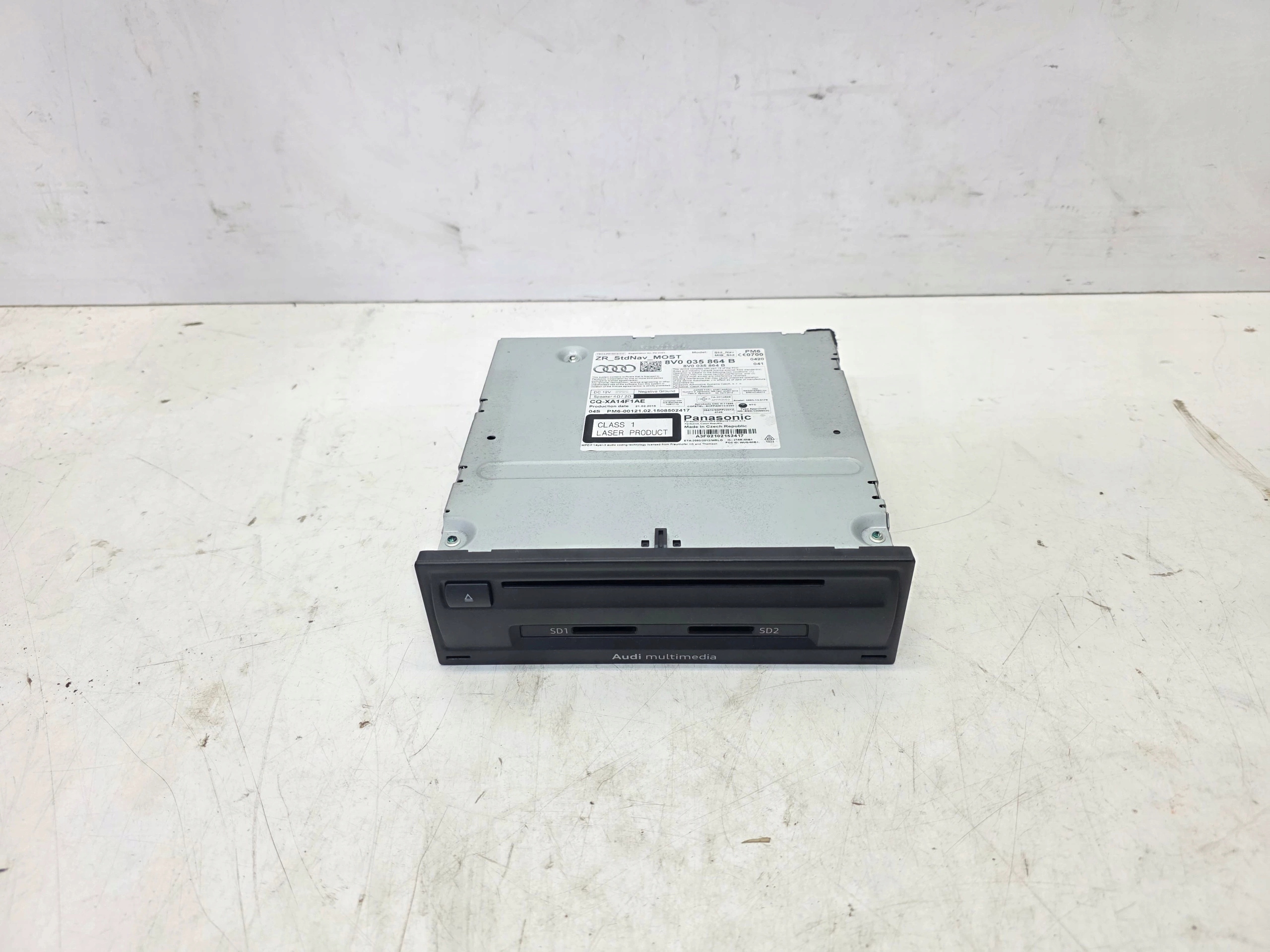AUDI MULTIMEDIA navigation devices card reader SD AUDI A3 8V 8V0035864B 8V0035864B