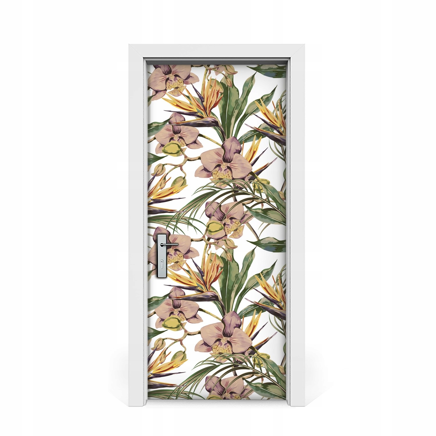 

Naklejka na drzwi okleina Botaniczne liście 85x205