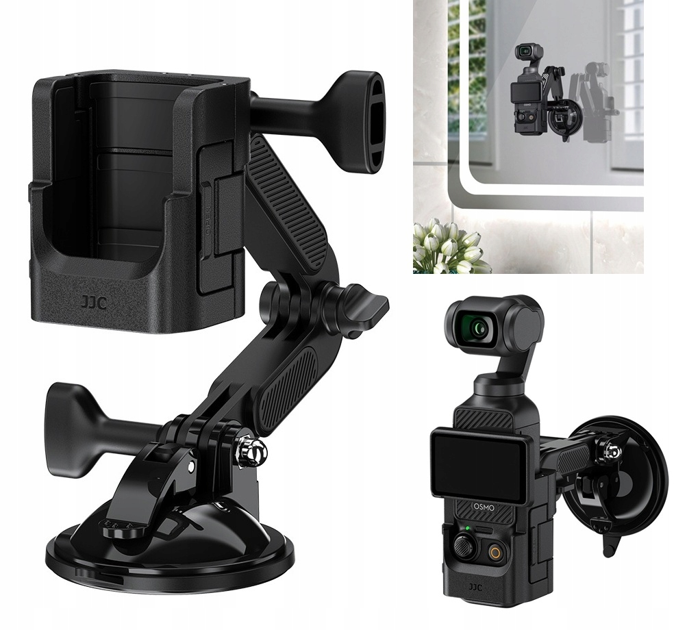 Mocowanie Uchwyt Przyssawka Uchwyt na GoPro Iso do Dji Osmo Pocket 3