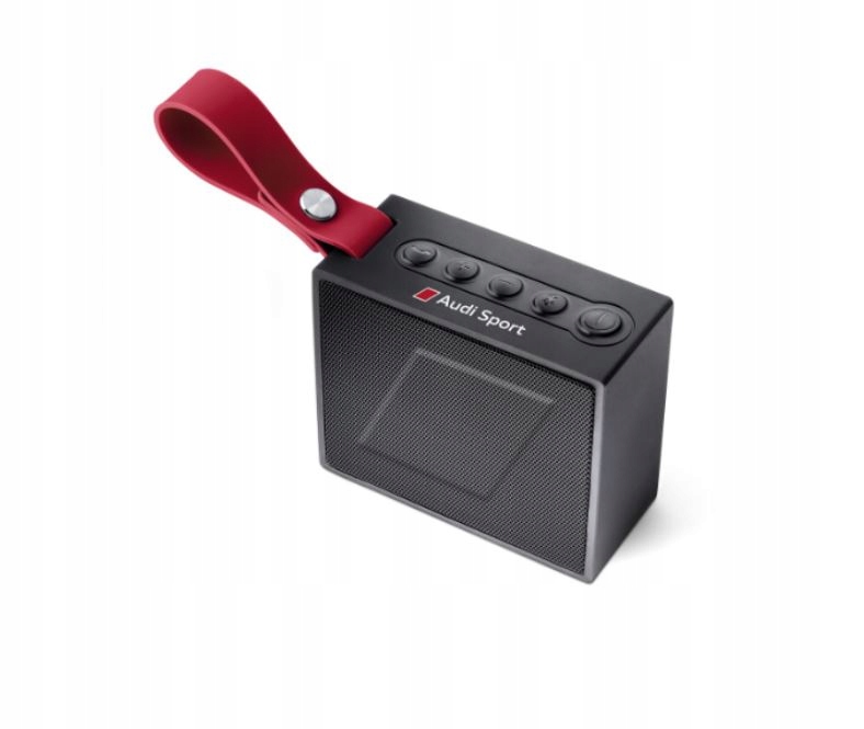 GLOSNIK BLUETOOTH AUDI SPORT CZARNO CZERWONY ASO