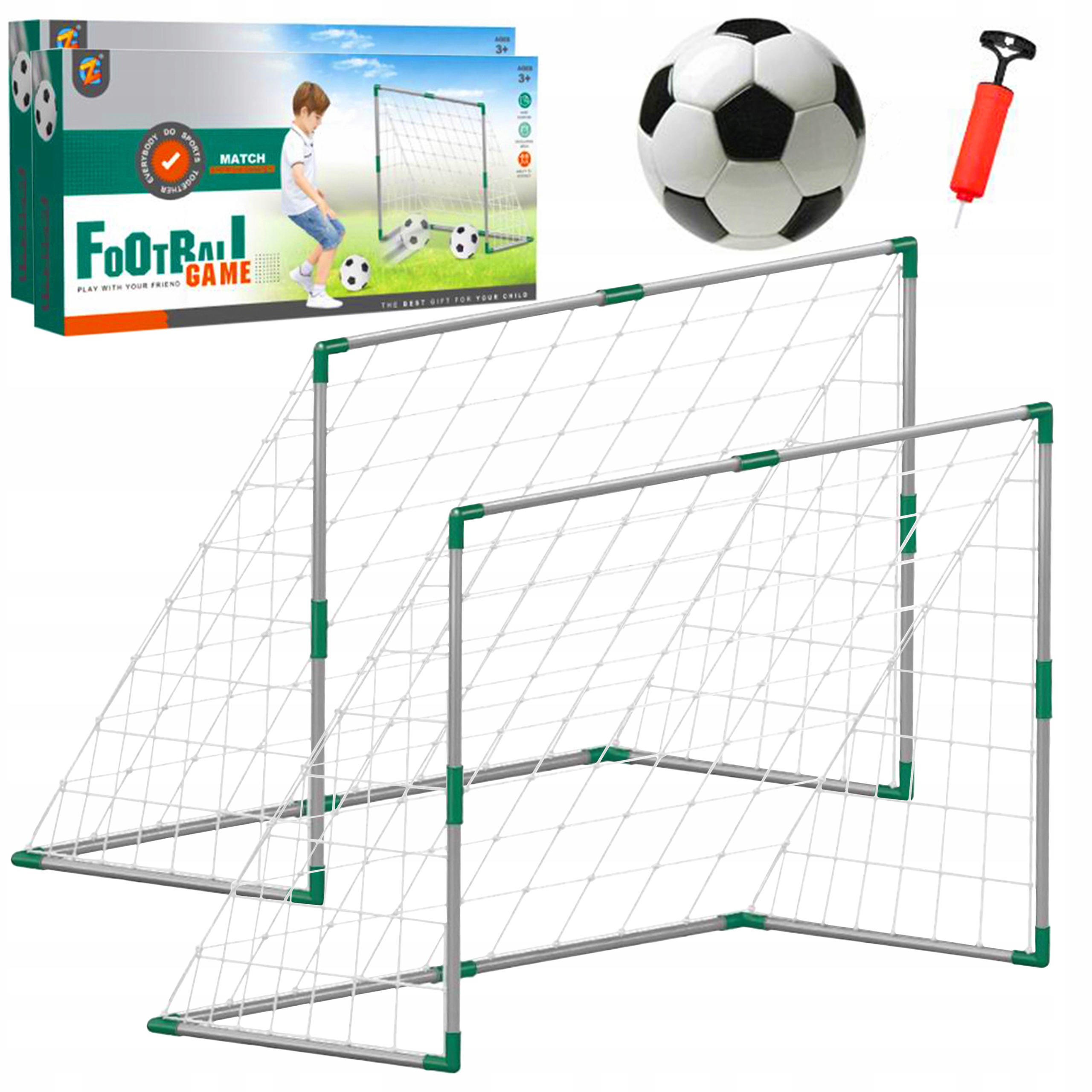 2x Přenosná Fotbalová Branka Pro Děti Míč 108x68 CM