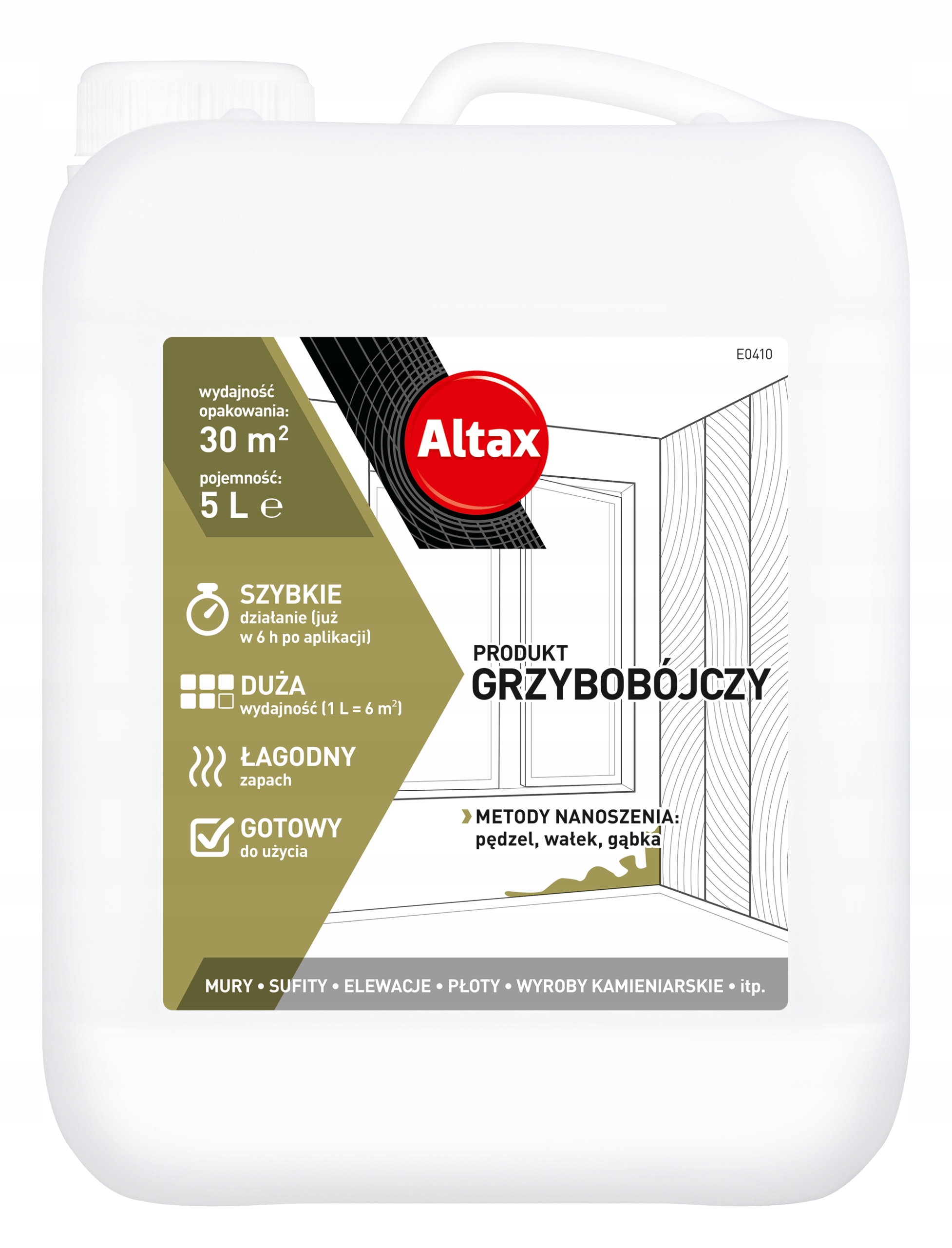 

Altax Środek Grzybobójczy 5L Na Pleśń I Grzyb