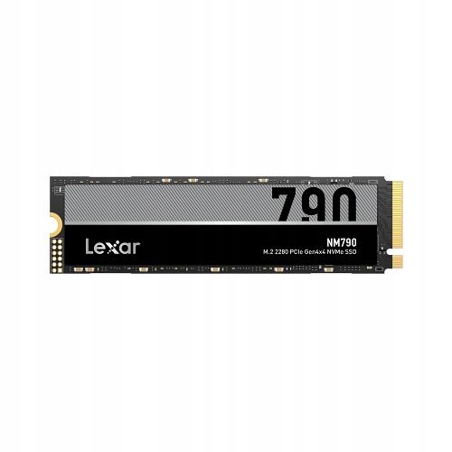 SSD|LEXAR|NM790|512GB|M.2|PCIe Gen4|NVMe|Rýchlosť zápisu 4400 MB/s|Rýchlosť čítania