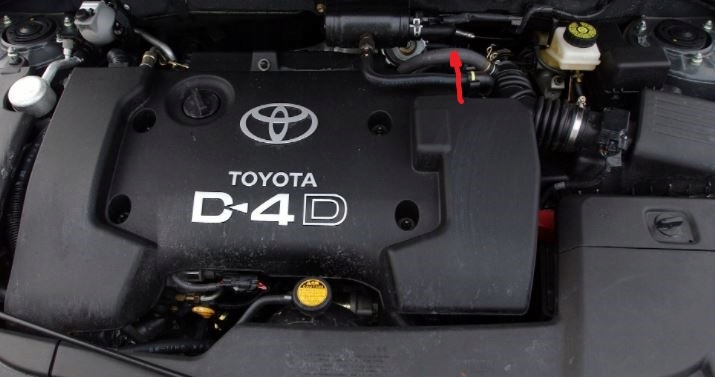 TOYOTA oe A12261-27060 патрубок шланг трубка