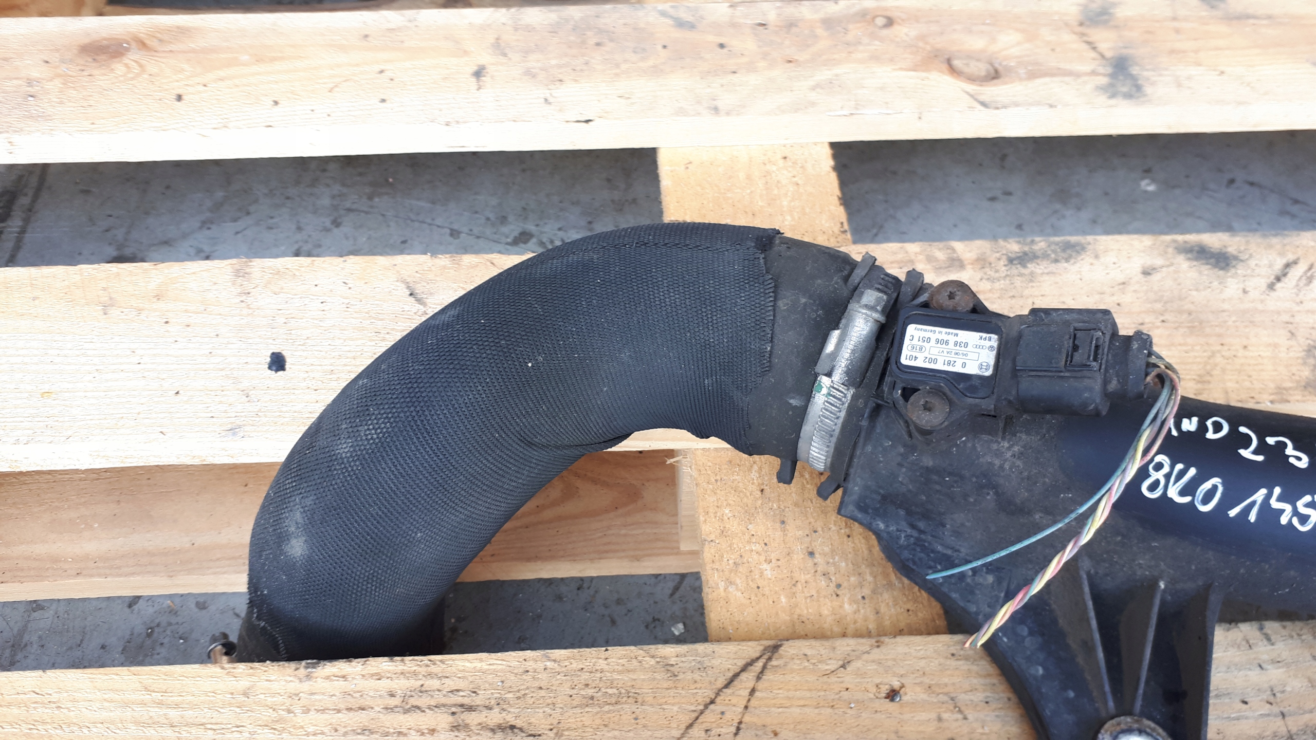 A5 8T A4 B8 rohr Schlauch Rohr intercooler Sensor 2.7 3.0