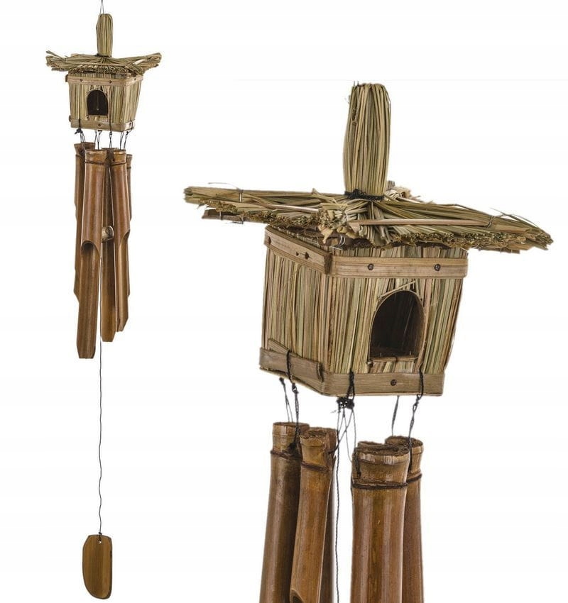 

Gong Wietrzny Domek 100 CM Bambusowy Dzwonek