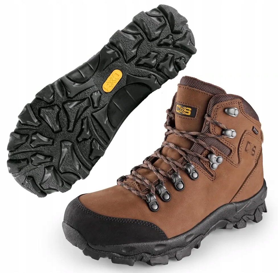 Trzewiki Buty Trekkingowe Skórzane Męskie Cxs Go-tex Mont Blanc 40