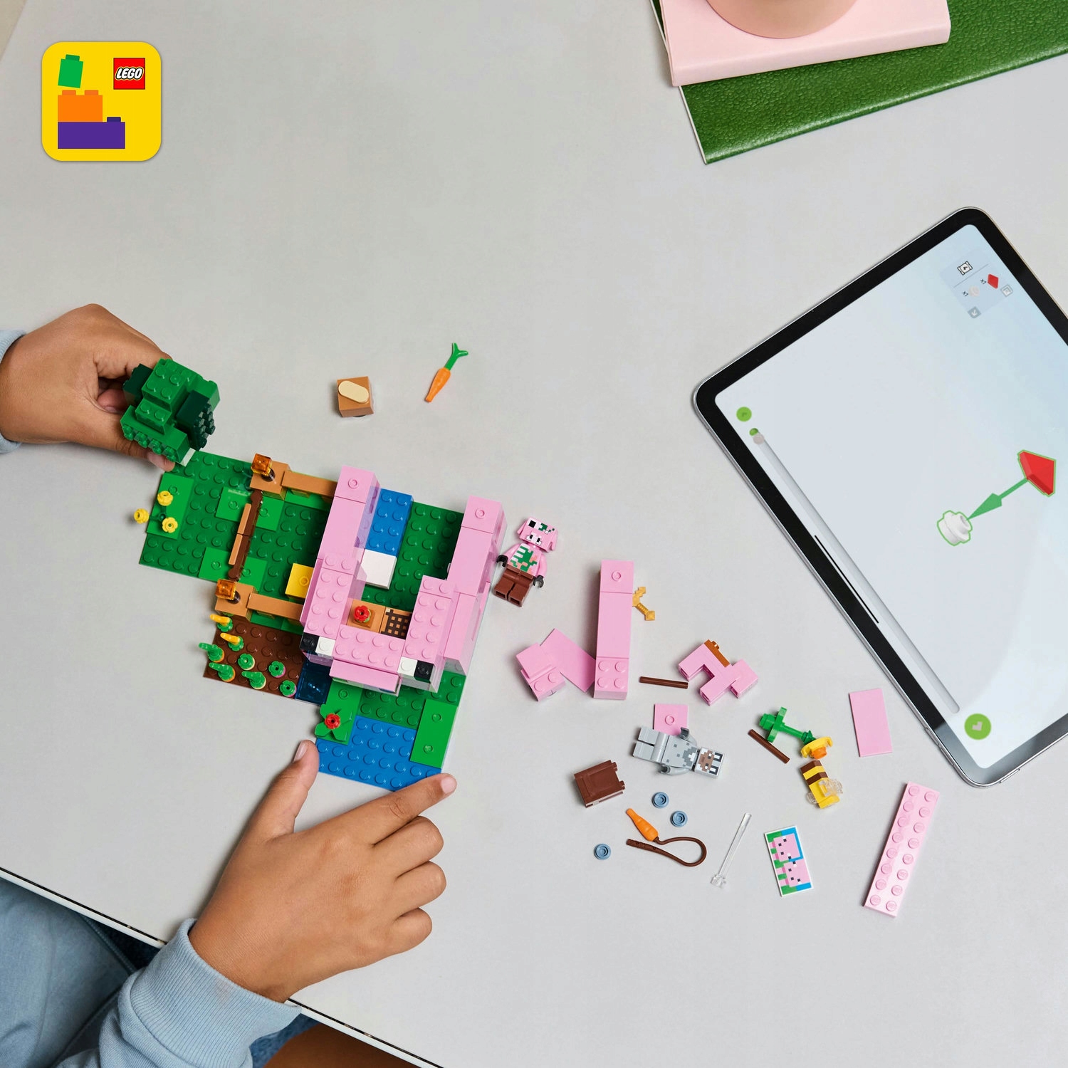 LEGO MINECRAFT 21268 DOM PROSIACZKA, zestaw klocków dla dzieci +7 lat Minimalny wiek dziecka 7