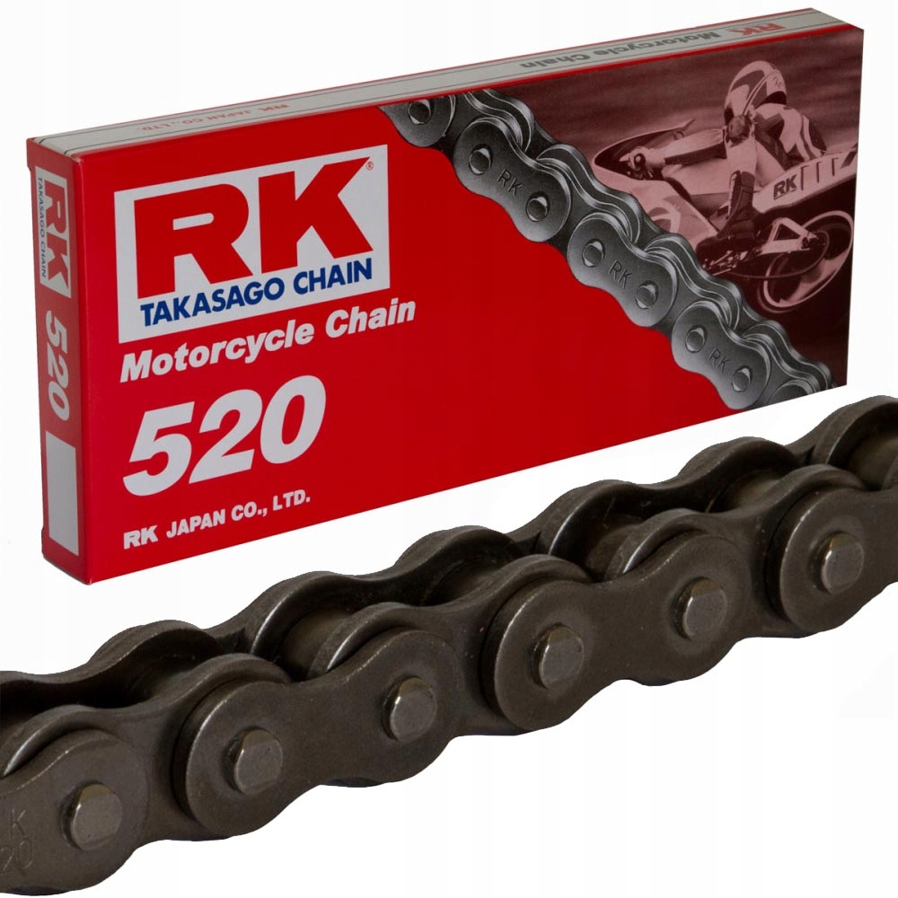 

Łańcuch Napędowy Rk 520/118 Bezoringowy Z Zapinką