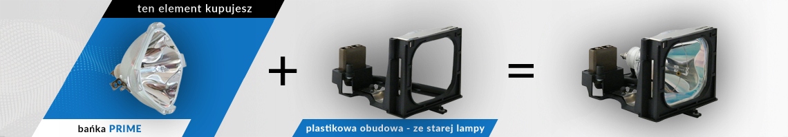 Zamienna bańka do NEC NP04LP Kod producenta LAMP-74947-ZB