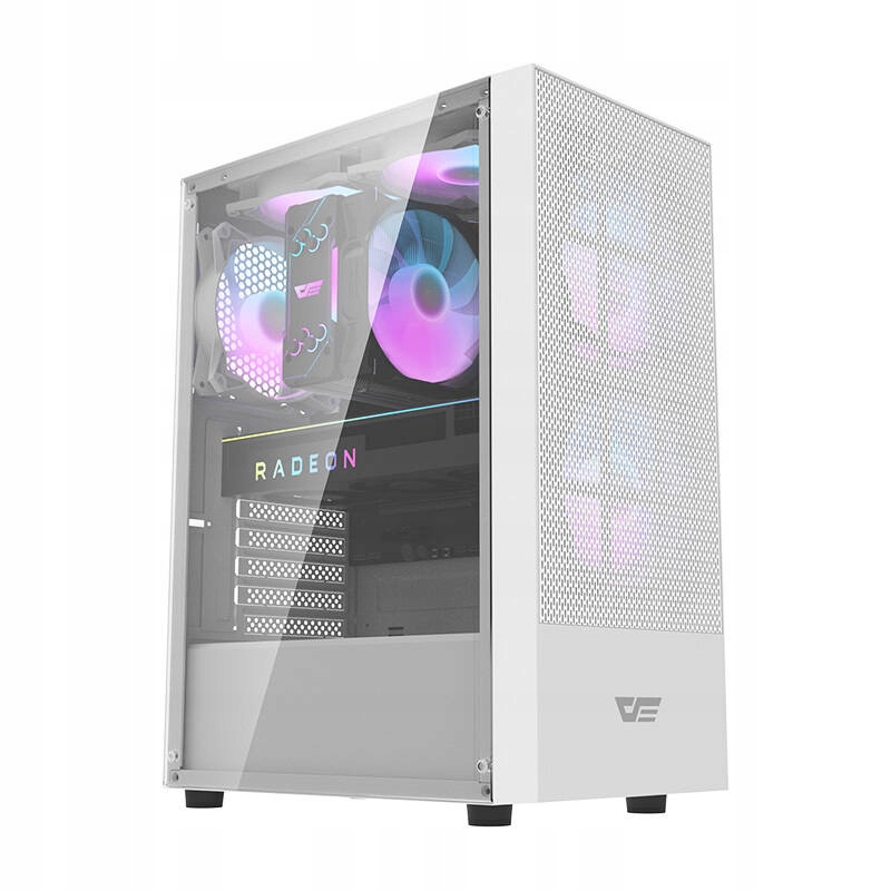Počítačová Skříň Darkflash A290 (bílá) 3 Rgb ventilátory