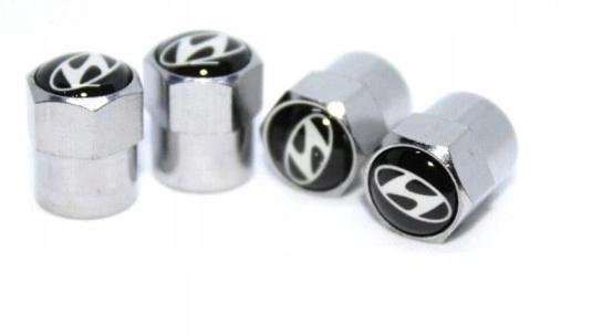 HYUNDAI NAKRĘTKI NA WENTYL komplet=4szt z PL