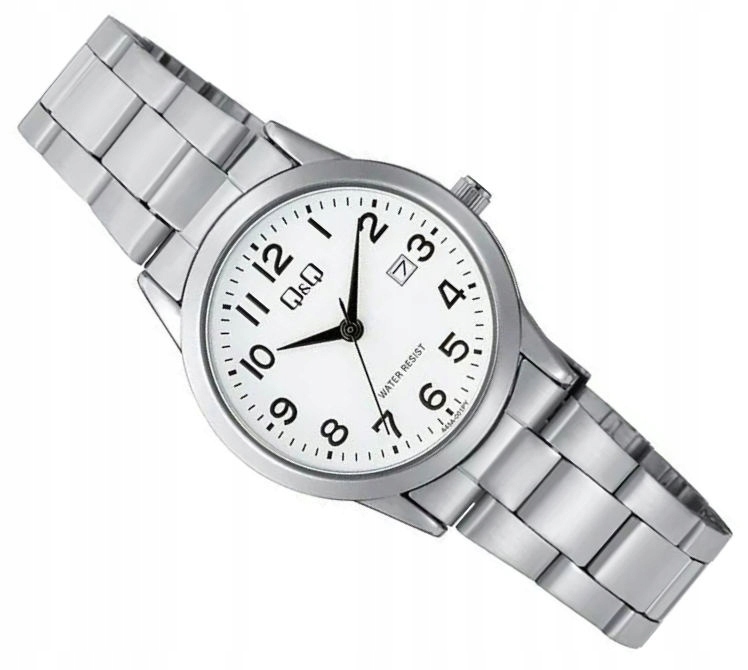 Dámské Klasické Čitelné Hodinky Q&q S Datumovkou A45A-001P Pouzdro 30 mm