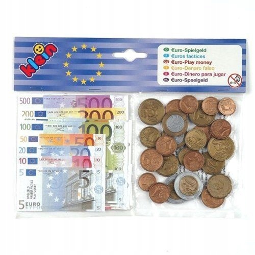 Banknoty i monety euro Klein 9612