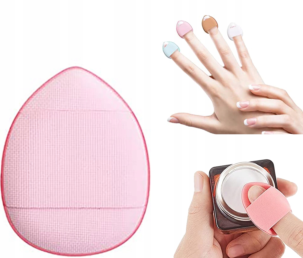 

Mini Puff Gąbka Na palec Puszek Makijaż 2szt