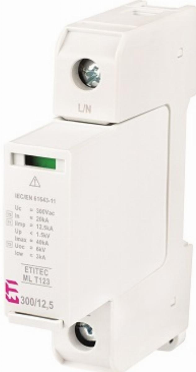 

Ogranicznik przepięć T1 T2 T3 ML T123 300/12,5 1+0