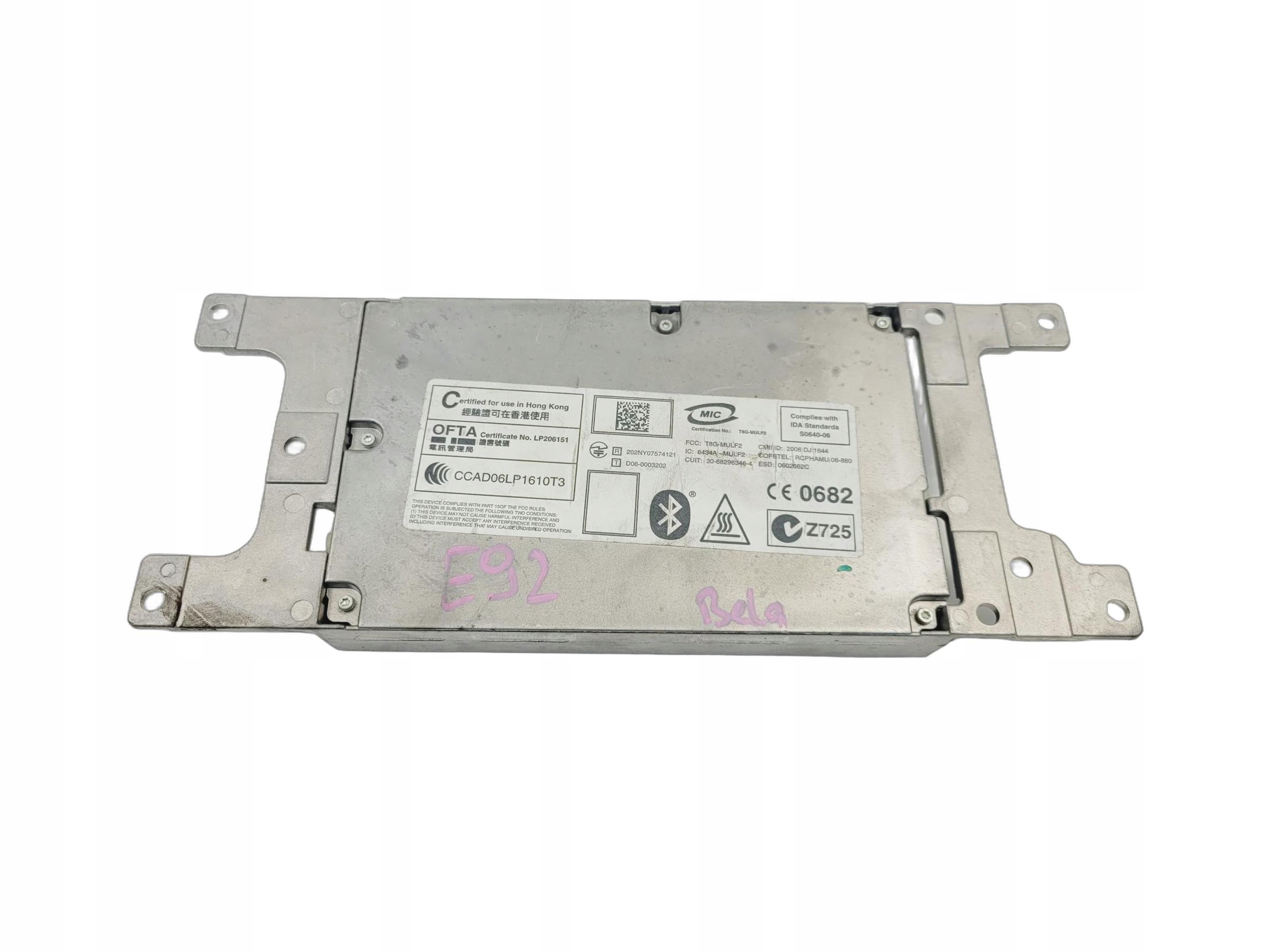 modul Vezerlő egység BLUETOOTH BMW E92 9204545