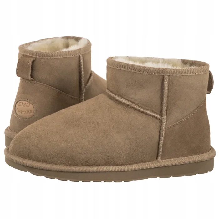 Dámské zimní boty Kotníkové Boty Emu Australia Stinger Micro Sand W10937