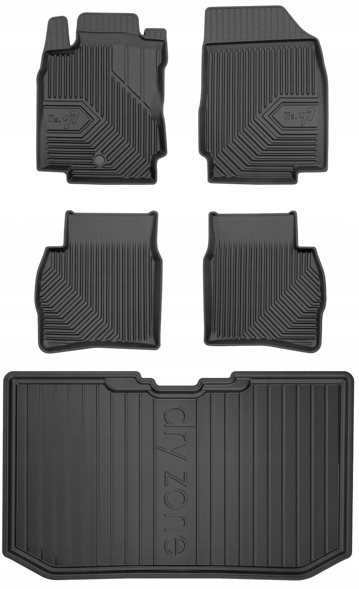 Set 77 Koberce a rohože Nissan Note 1 2006-2012 d
