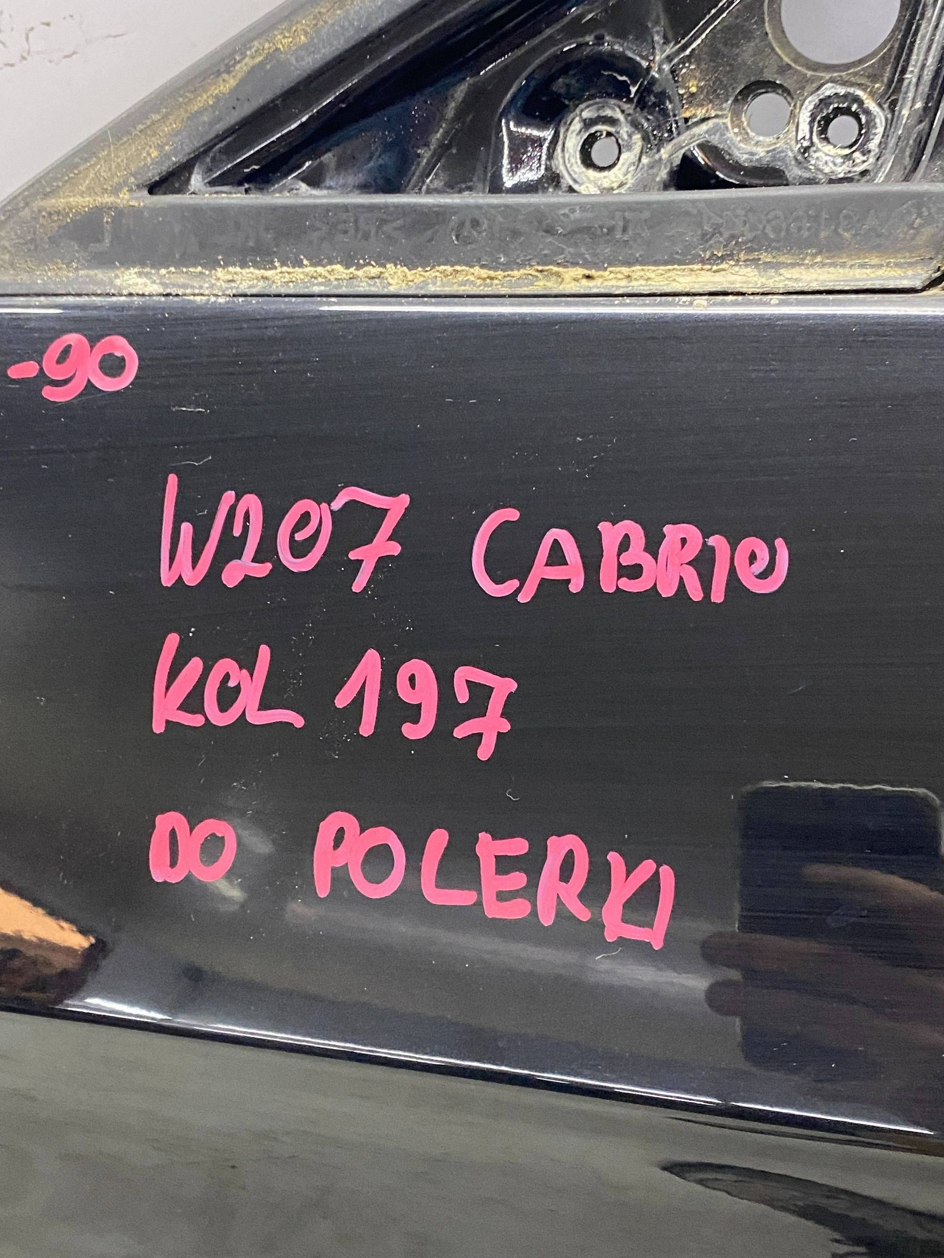 door left front left MERCEDES E-KLASA W207 C207 COUPE CABRIO colour 197