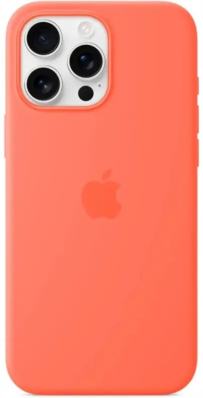 Silikonové pouzdro pro iPhone 16 Pro Clementine Kryt Silicone Case Tangerine