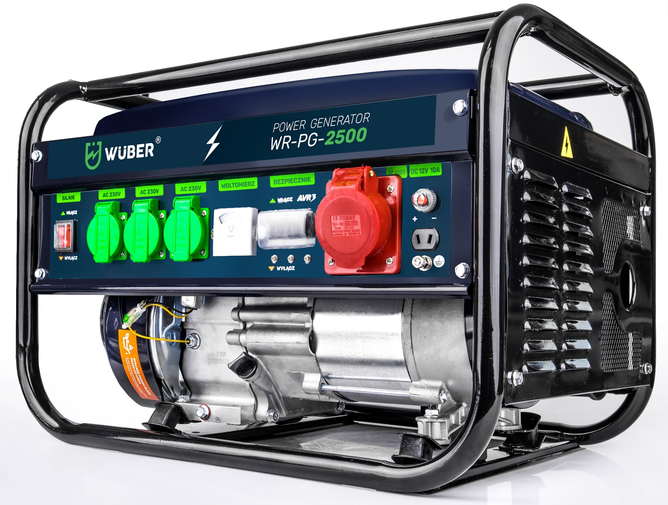 AGREGAT PRĄDOTWÓRCZY OHV AVR 2500W GENERATOR PRĄDU Kod producenta WR-PG-2500