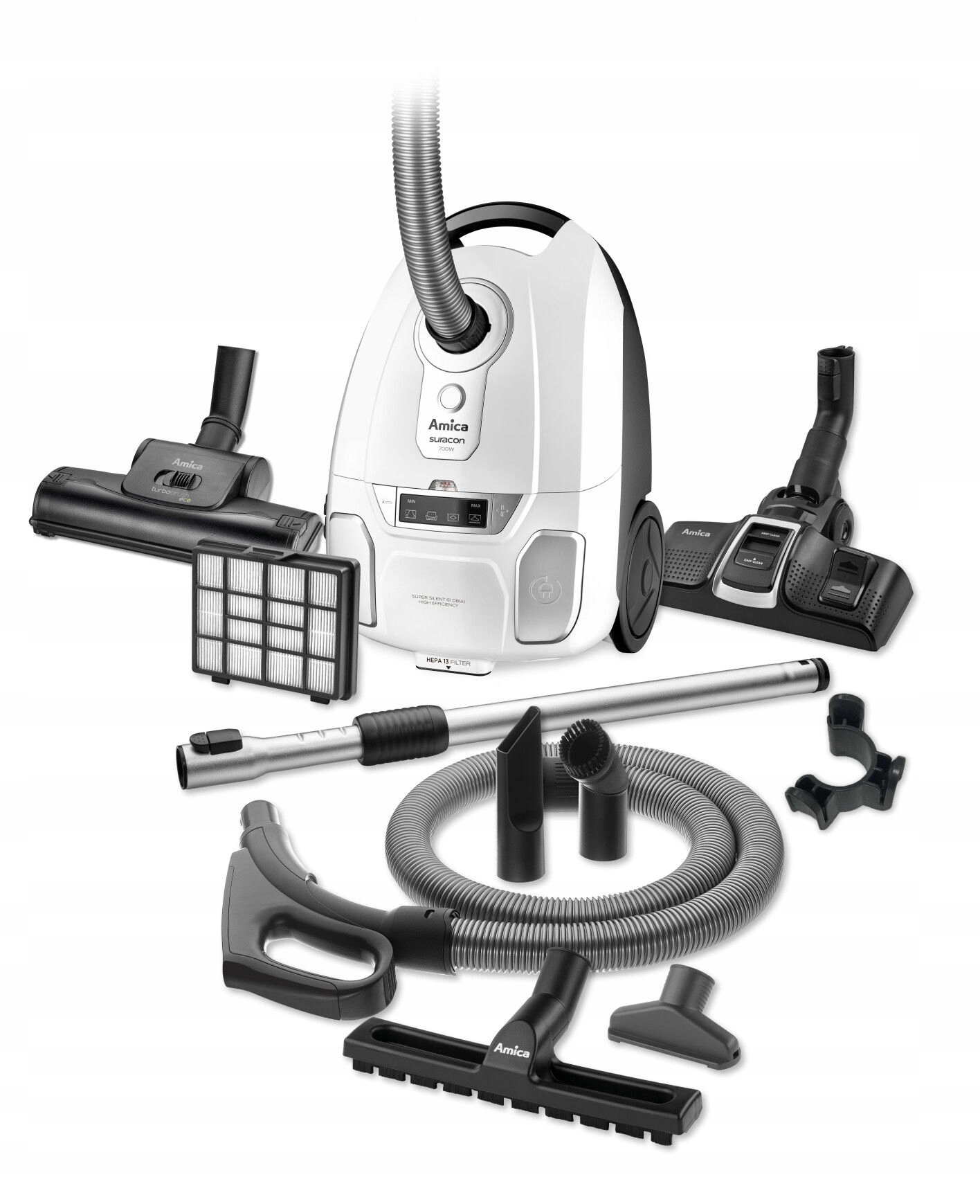 Odkurzacz workowy tradycyjny Amica VM7001 700 W biały