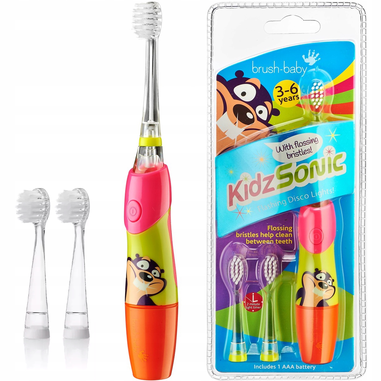 

Szczoteczka Brush-Baby Soniczna dla Dzieci 3-6 r.ż