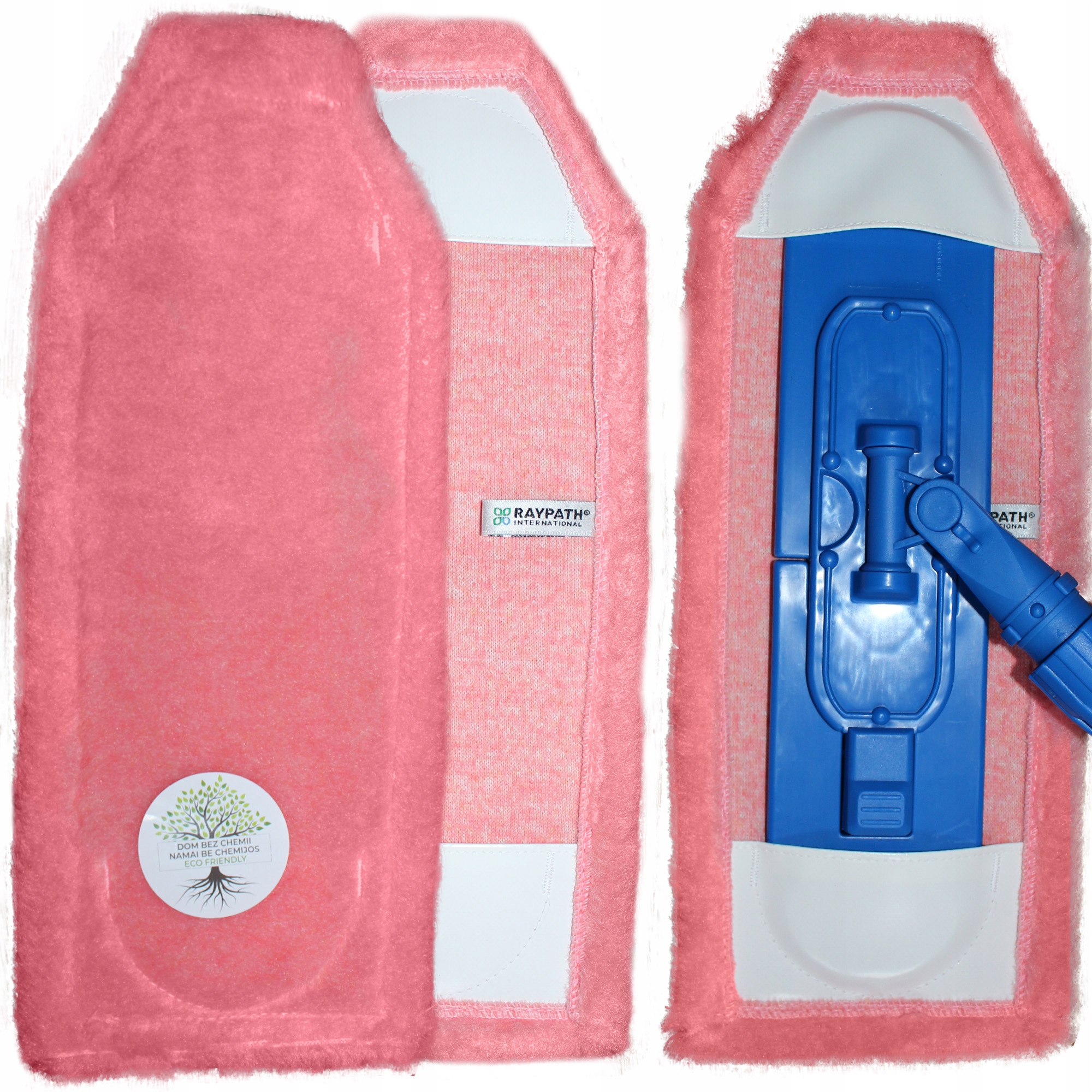 Levně Polštář Raypath Růžová vložka do mopu Noha pro suchý prach