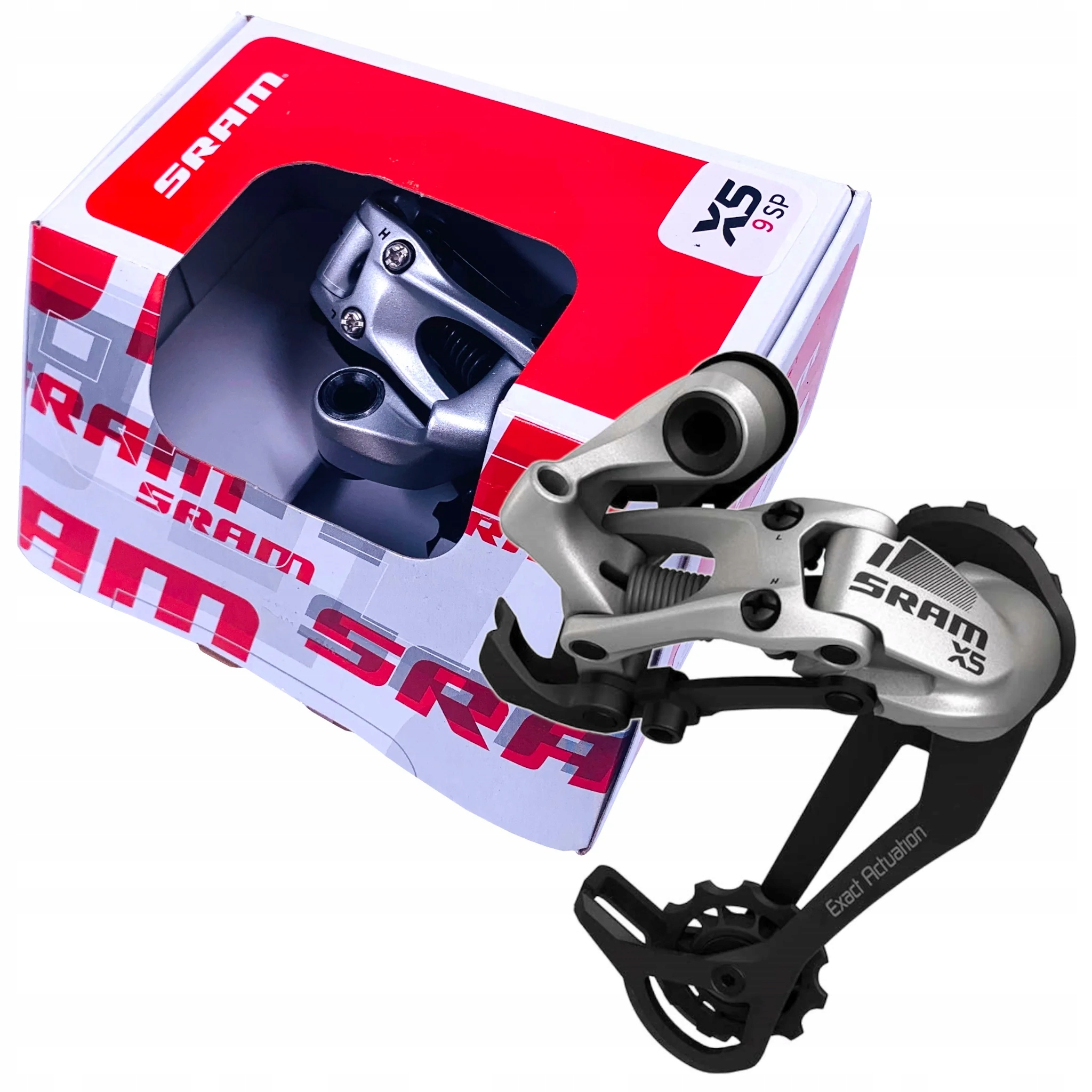 Přehazovačka zadní Sram X5 Mtb 9rychl. Gs Medium Box