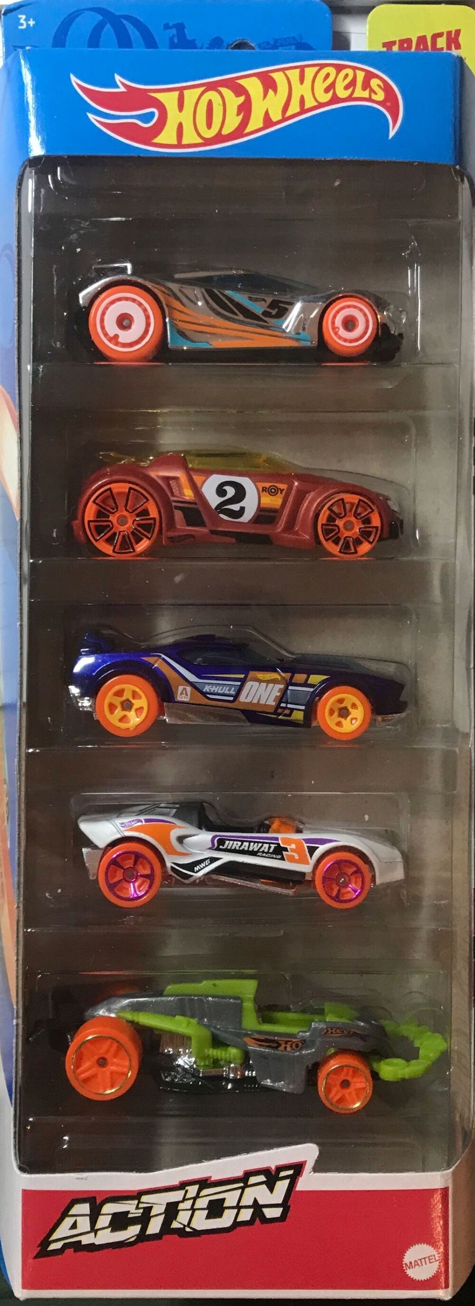 

Autka Samochodziki Resoraki Hot Wheels Action 5PAK