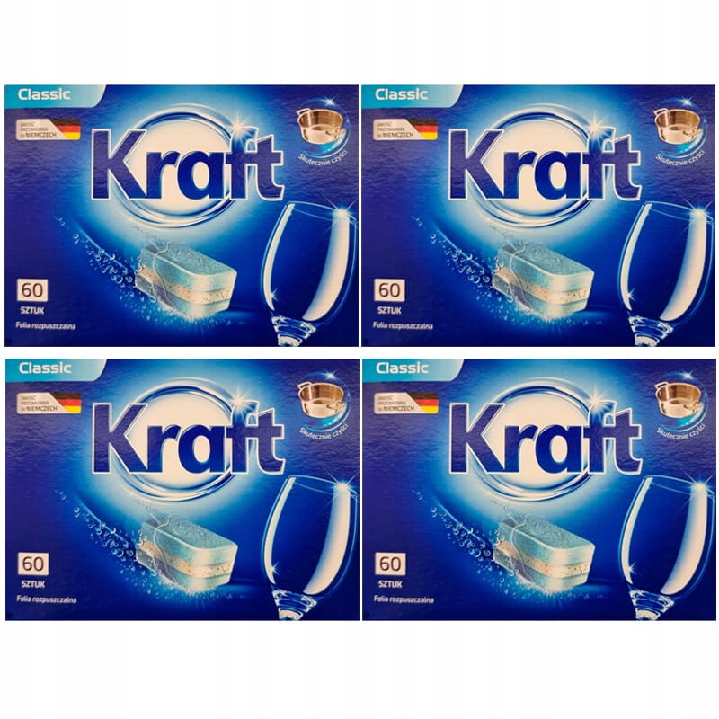 Levně Kraft Tablety do myčky Classic 4x60 ks840g