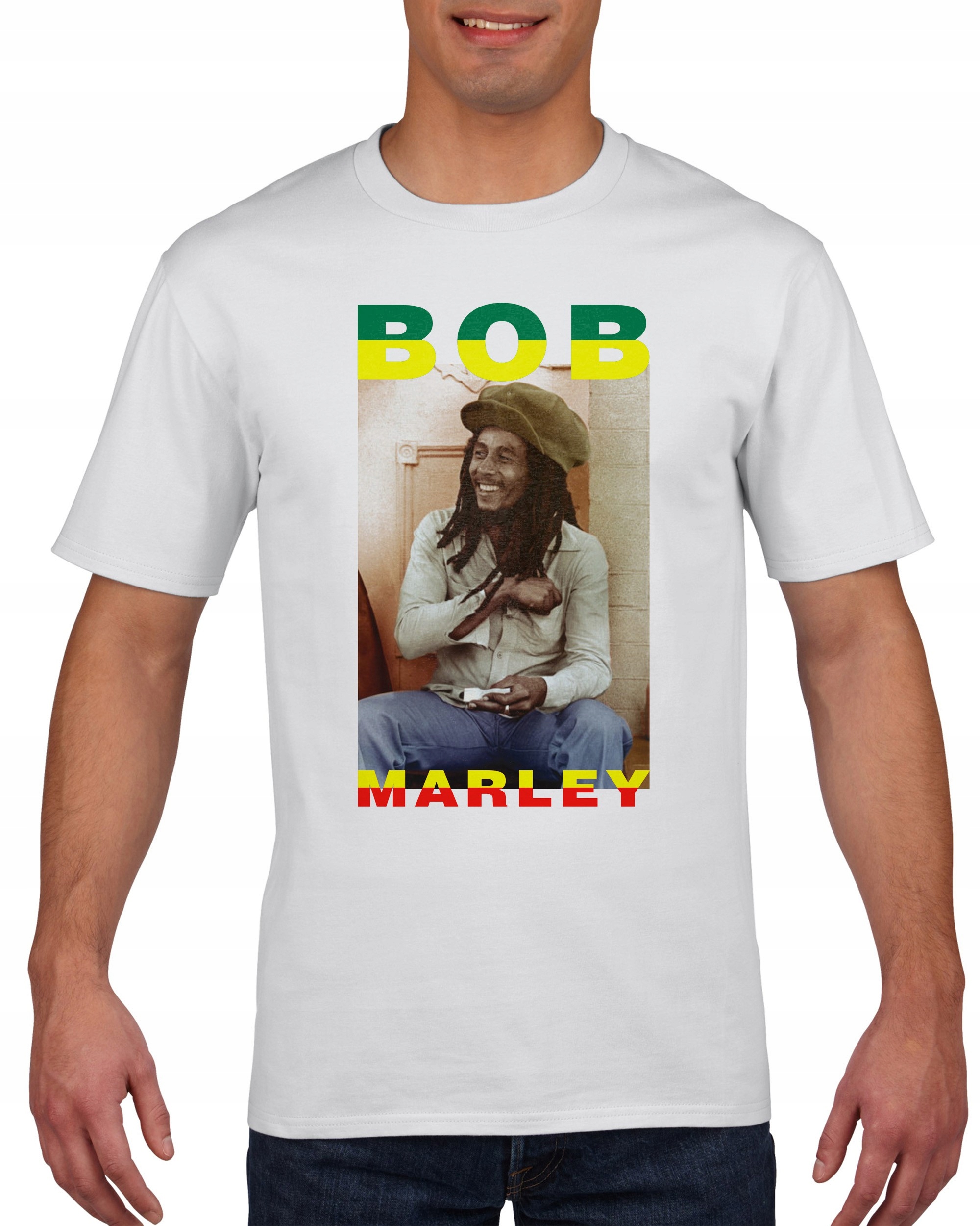 

Koszulka męska Bob Marley Ganja S