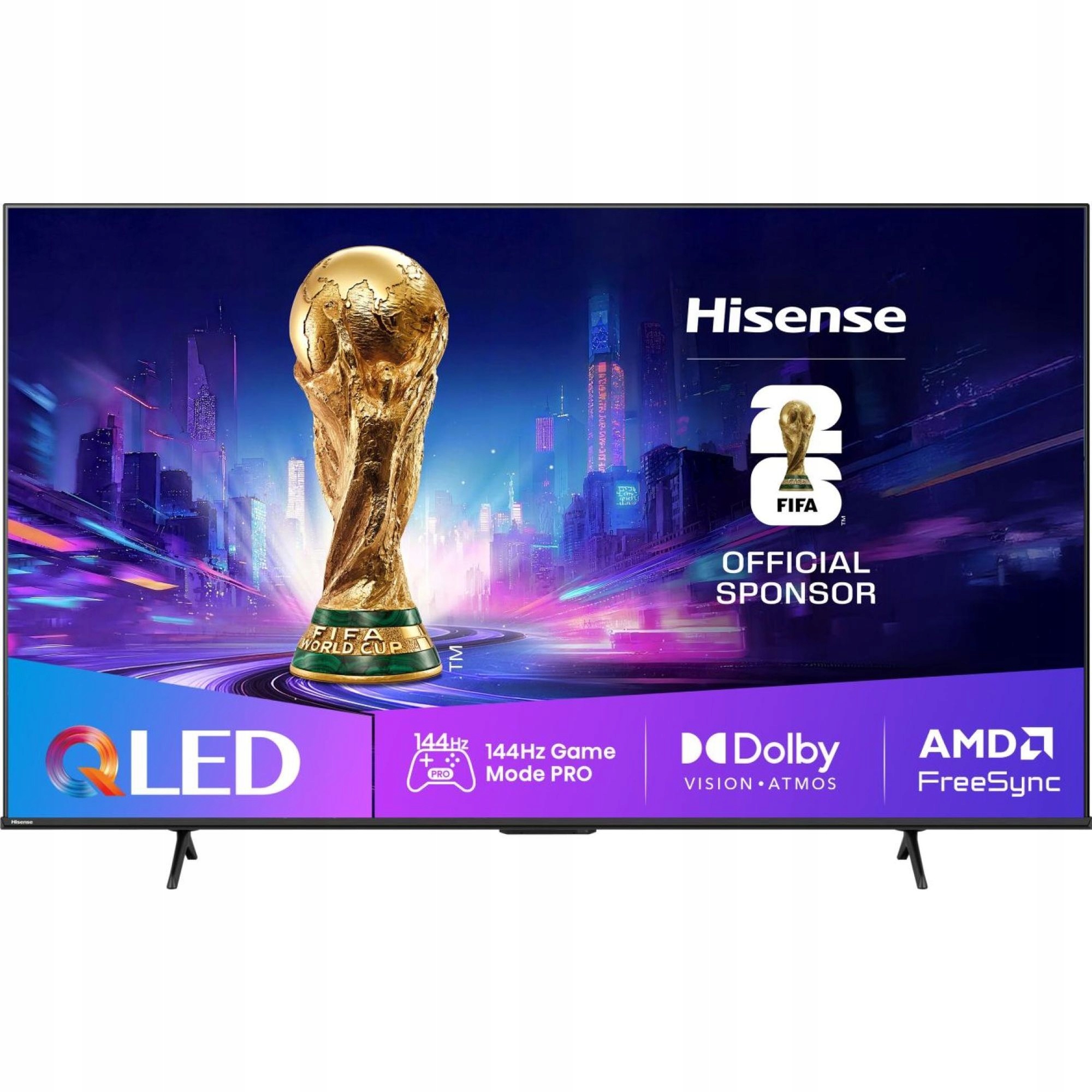 Telewizor Hisense 50E7Q Pro 50” Qled 4K Uhd 144Hz Vidaa Smart Os DVB-T2