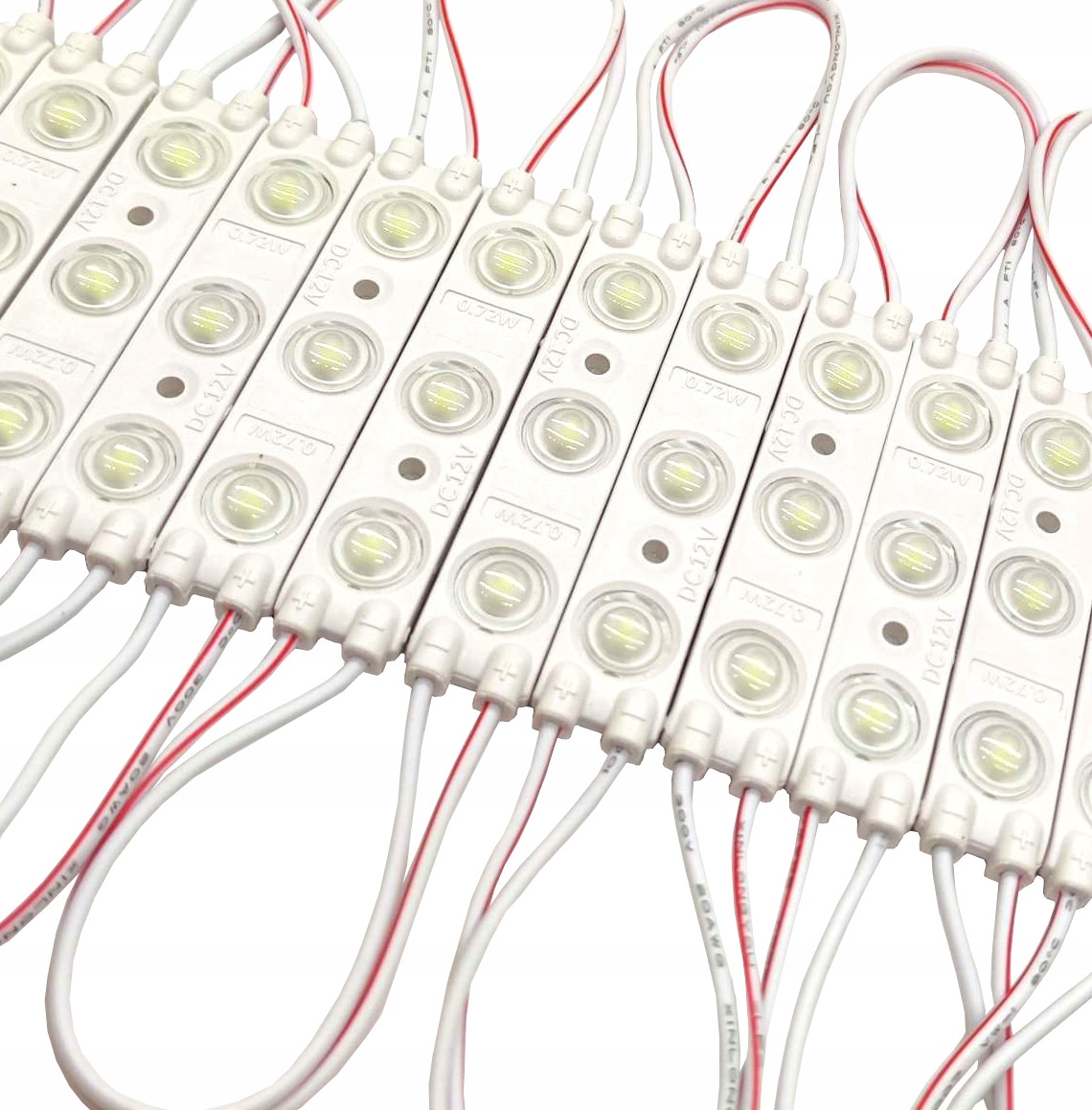 100x Moduł Led Texas V2 BiałyZimny IP67 2835 0.72W