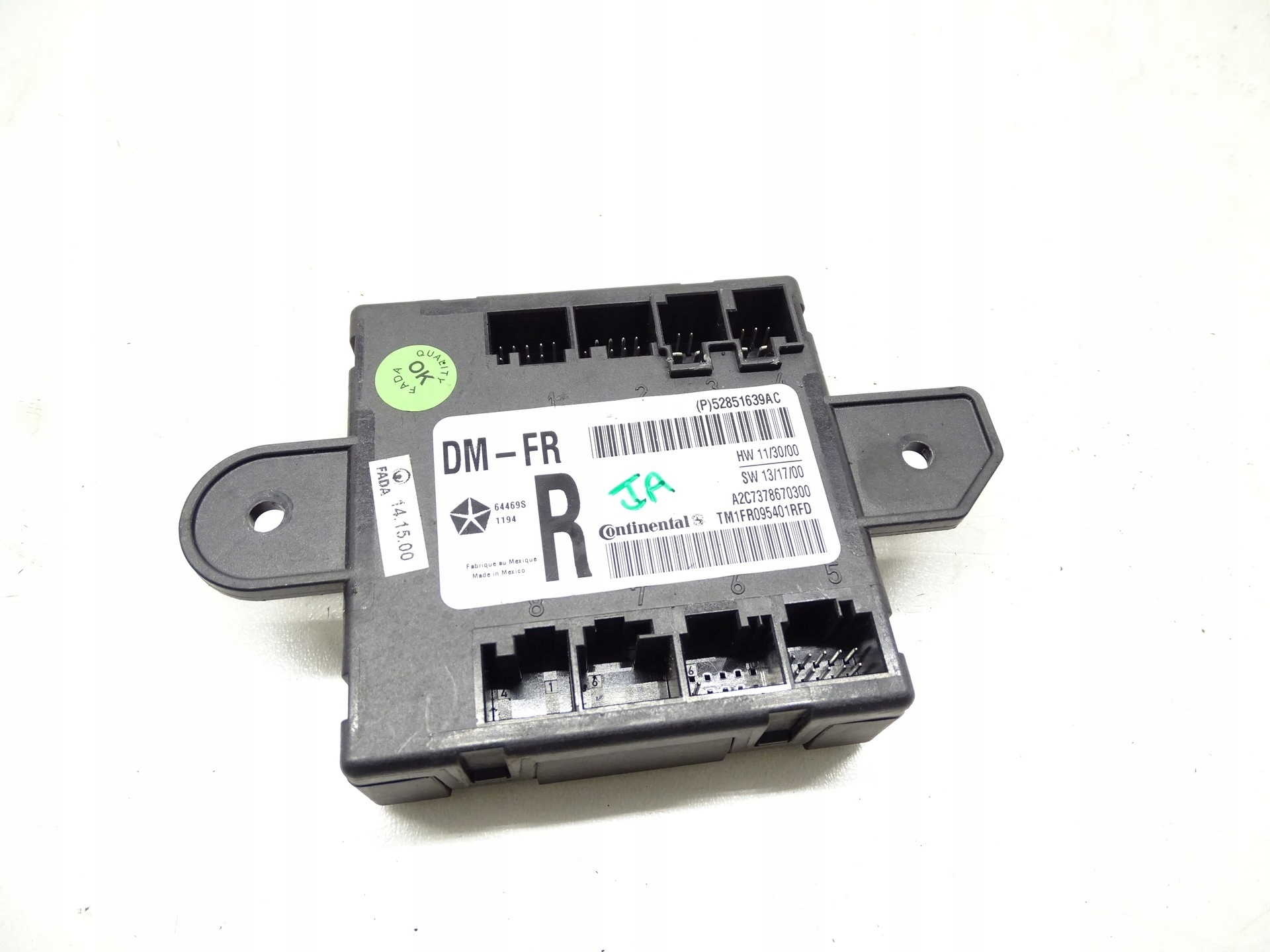 module door right front MASERATI QUATTROPORTE VI 52851640AC