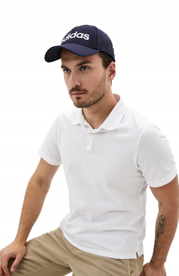 CZAPKA Z DASZKIEM ADIDAS MĘSKA GRANATOWA SPORTOWA OSFM 56-58 Materiał dominujący inny